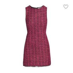 Alice + Olivia Clyde Tweed Shift Dress